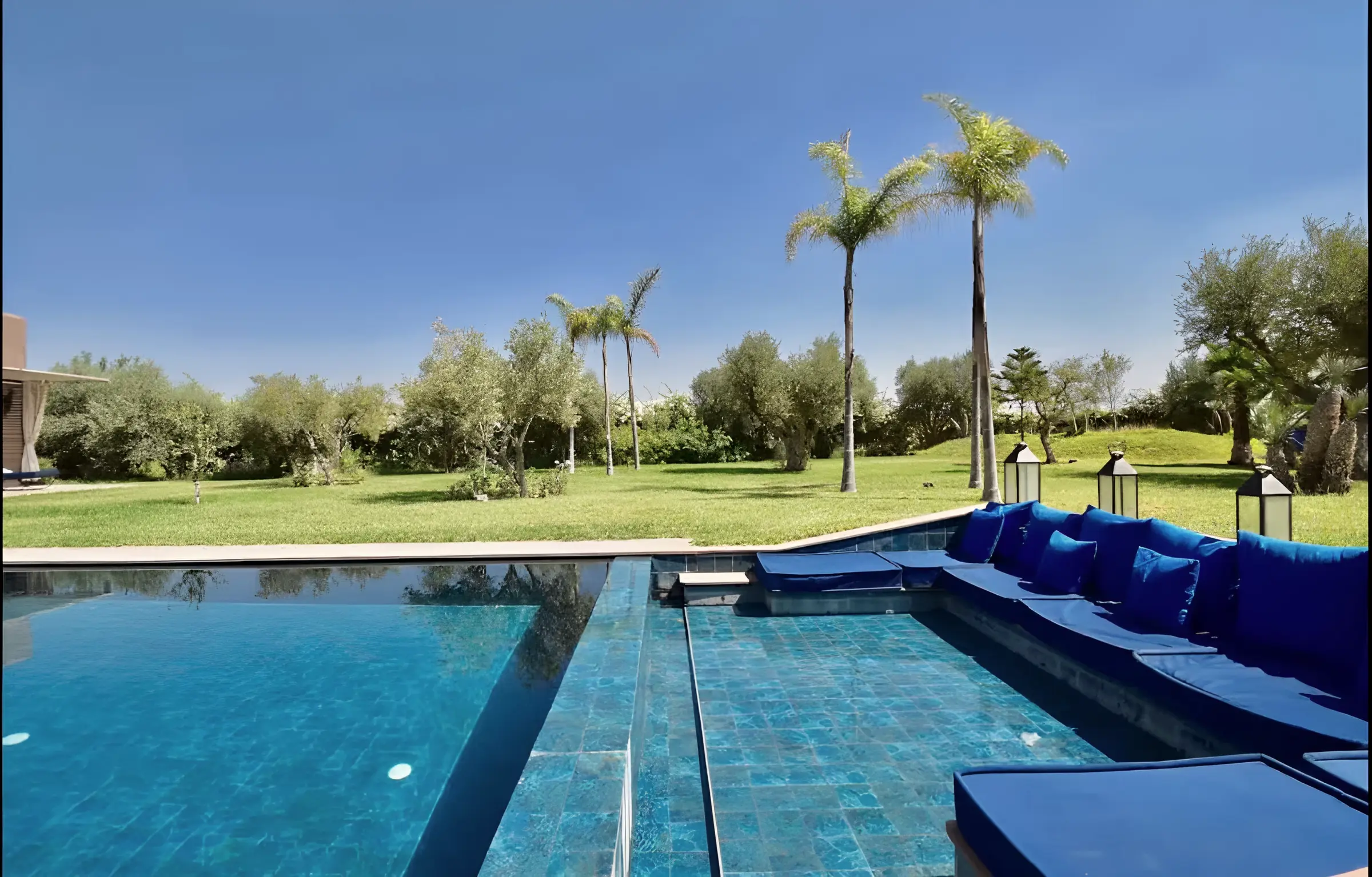 Le salon immergé, Villa Ma Mounia